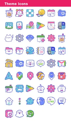 Cute Icon Friends android App screenshot 0